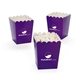 a purple 12 oz branded popcorn bucket