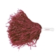 a burgundy rally pom poms