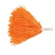 a orange rally pom poms