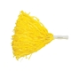 a yellow rally pom poms