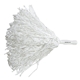 a white rally pom poms