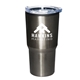aerial view a gunmetal 20oz streetwise insulated tumbler, image 1 of 2