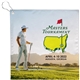 12x12 sublimated golf towel w / grommet 200gsm