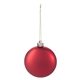 aerial view a red shatter - resistant christmas ornament, image 1 of 3