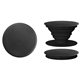 aerial view a black aluminum popgrip with repositionable gel, image 1 of 4