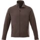 aerial view a chocolate (191) mens rixford full zip microfleece jacket, image 1 of 2