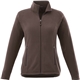 aerial view a chocolate (191) womens rixford full zip microfleece jacket, image 1 of 2