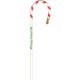 a stock color combination as shown candy cane - shape (pencils)