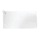 a white golf towel - dye sublimated