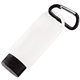 aerial view a white 50 ml sunscreen with carabiner spf30 (usa made), image 1 of 3