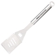 aerial view a stainless stainless bbq spatula, image 1 of 2