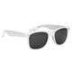 aerial view a white malibu uv400 sunglasses, image 1 of 3