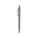 aerial view a gray sleek write rubberized pen, image 1 of 3
