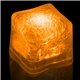aerial view a orange imprinted orange lited ice cubes, image 1 of 3