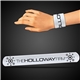 aerial view a white 8 3/4 white slap bracelets, image 1 of 2
