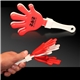 aerial view a red/white/red red white hand clappers, image 1 of 3