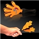 aerial view a orange/black/orange orange black hand clappers, image 1 of 3