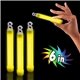 aerial view a yellow yellow 6 glow sticks, image 1 of 3