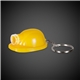 a yellow 2 yellow safety helmet flashlight keychain