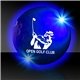 aerial view a blue blue night flyer golf ball, image 1 of 2