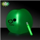 aerial view a green 12 inch inflatable beach balls with one 6 inch glow stick - green, image 1 of 4