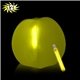 aerial view a yellow 12 inch inflatable beach balls with one 6 inch glow stick - yellow, image 1 of 3
