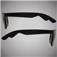 a black premium black classic retro sunglasses