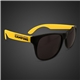 aerial view a yellow yellow neon sunglasses, image 1 of 2