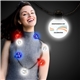 aerial view a patriotic led ball necklace - patriotic, image 1 of 3
