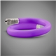 a purple plastic with white leds purple flashing coil tube bracelet