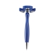 aerial view a blue salinas fidget spinner plunger pen, image 1 of 5