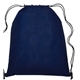aerial view a navy gateway - non - woven drawstring backpack, image 1 of 2