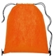 aerial view a orange gateway - non - woven drawstring backpack, image 1 of 2