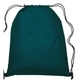 aerial view a forest green gateway - non - woven drawstring backpack, image 1 of 2