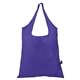 aerial view a purple capri - foldaway shopping tote bag - 210d polyester, image 1 of 2