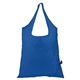 aerial view a blue capri - foldaway shopping tote bag - 210d polyester, image 1 of 2