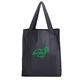 aerial view a black north park - non - woven shopping tote bag, image 1 of 2