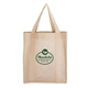 aerial view a natural north park - non - woven shopping tote bag, image 1 of 2