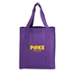 aerial view a purple north park - non - woven shopping tote bag, image 1 of 2