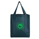 aerial view a forest green north park - non - woven shopping tote bag, image 1 of 2