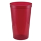 aerial view a translucent red touchdown - 22 oz stadium cup, image 1 of 2