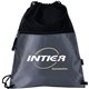 a gray miramar drawstring backpack
