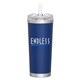 aerial view a matte blue 24 oz brooklyn - matte blue, image 1 of 9