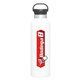 aerial view a matte white 24 oz h2go ascent - powder - matte white, image 1 of 6