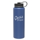 aerial view a matte navy 40 oz h2go venture - powder - matte navy, image 1 of 6