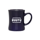 14 oz Luna Mug - Black - Cobalt Blue