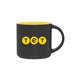 14 oz Minolo Mug - Matte Black Yellow