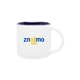 14 oz Minolo Mug - Matte White - Cobalt Blue