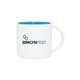 14 oz Minolo Mug - Matte White - Sky Blue