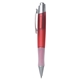 aerial view a translucent red wide jumbo translucent pen, image 1 of 3